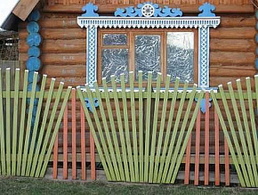 Деревянный забор купить Москва